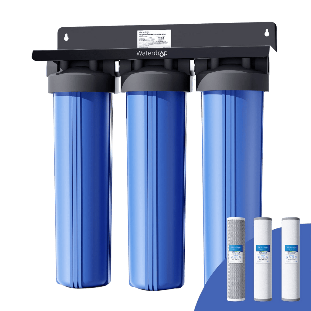 Waterdrop 3-Stage Whole House Water Filter System with Replacement